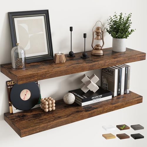 40 Inch Floating Shelves for Wall by Marsmiles