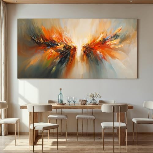 Large Canvas Abstract Wings Art Wall Decor - Image 4