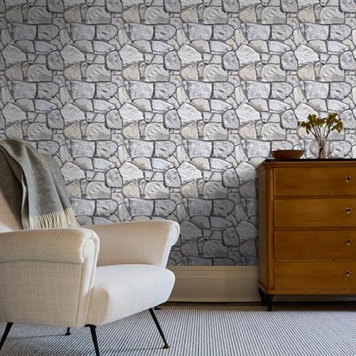 COMSTICKC 3D Faux Stone Wall Panels Peel and Stick - Image 2