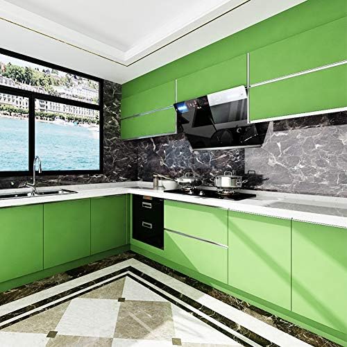 LaCheery 160"x24" Green Contact Paper Peel and Stick Wallpaper Green Wall Paper - Image 4