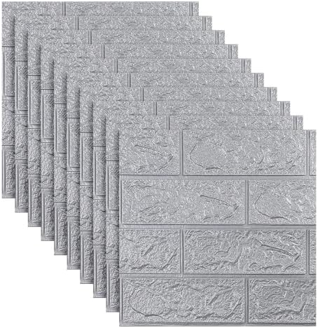 10PCS 3D Brick Wall Panel by LKXHarleya
