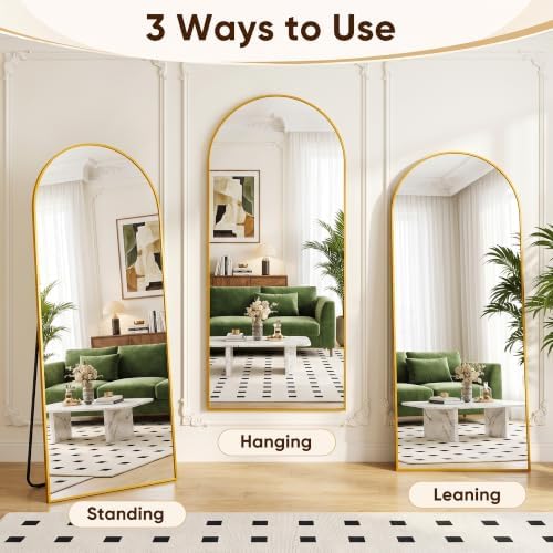 Antok 81"x41" Arched Full Length Mirror - Image 6