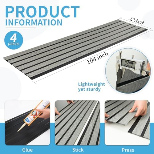 Art3d Six-Grid Design Slim Slat Wall Panel, 104 x 12 Inch - Image 6