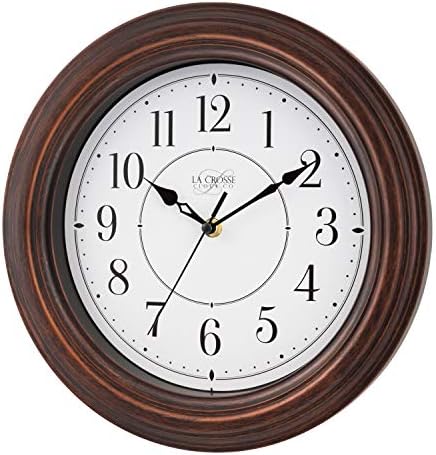 La Crosse Technology 404-2630W 12 Inch Evelyn Quartz Wall Clock - Image 2