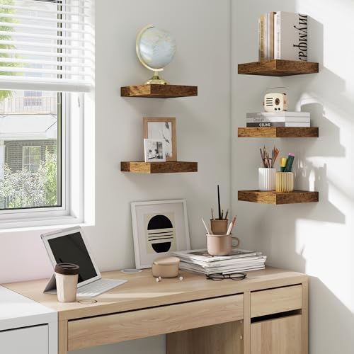 Floating Shelves for Wall, Wall Mounted Wood Shelves - Image 4