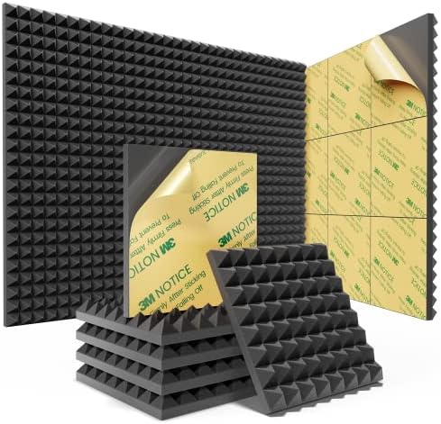 Sonicism 12 Pack Sound Proof Foam Panels by Sonicism