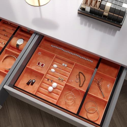 CHIHUT Self Adhesive Orange Velvet Flocking Liner - Image 6