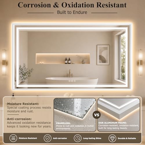 36"x60" LED Bathroom Mirror - Image 2