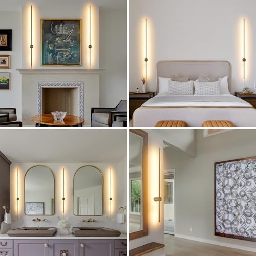 KELUOLY Dimmable Plug in Wall Sconce Set of 2, Adjustable Color Temperature - Image 7