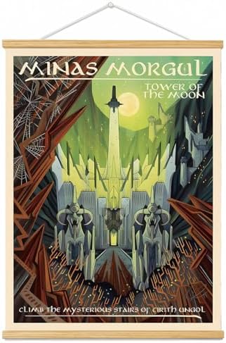 Middle Earth Landscape Wall Art Prints Canvas PaintingFantasy Posters, Wall by Meksular