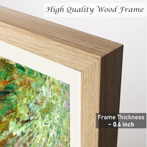 Induslyfe Framed Grass Wall Art Canvas Decor Set of 3, Matisse Wall Art Framed - Image 4