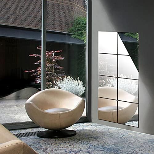 Fantasyon 10 Pieces Flexible Mirror Sheets, Self Adhesive Decorative Plastic - Image 6