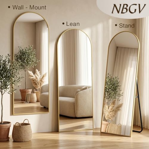 57"x18" Floor Mirror Full Length, Arched Full Length Mirror - Image 4