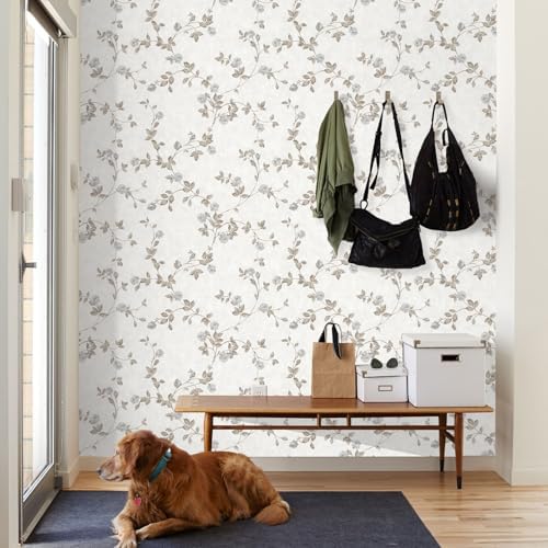 Floral Peel and Stick Contact Paper Vintage 17.32" x 393.7" - Image 3