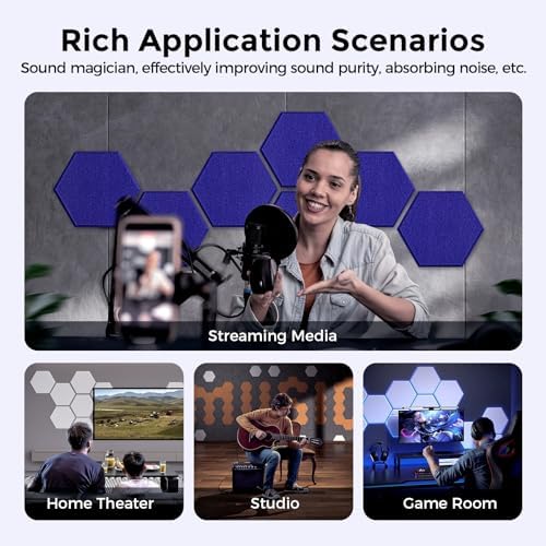 Self-Adhesive Acoustic Panels, 2nd Generation Sound Absorbing Panel, - Image 6