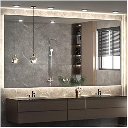 Keonjinn 60" x 36" LED Backlit Mirror Bathroom, Safe HD Tempered Glass by Keonjinn
