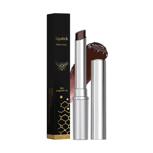 Tinted Lip Balm Lipstick, Hydrating Natural Glossy, Long-lasting Moisturizing & Nourishing Lip Care with Natural Ingredients Transparent Color (Drak Honey, 0.07oz)