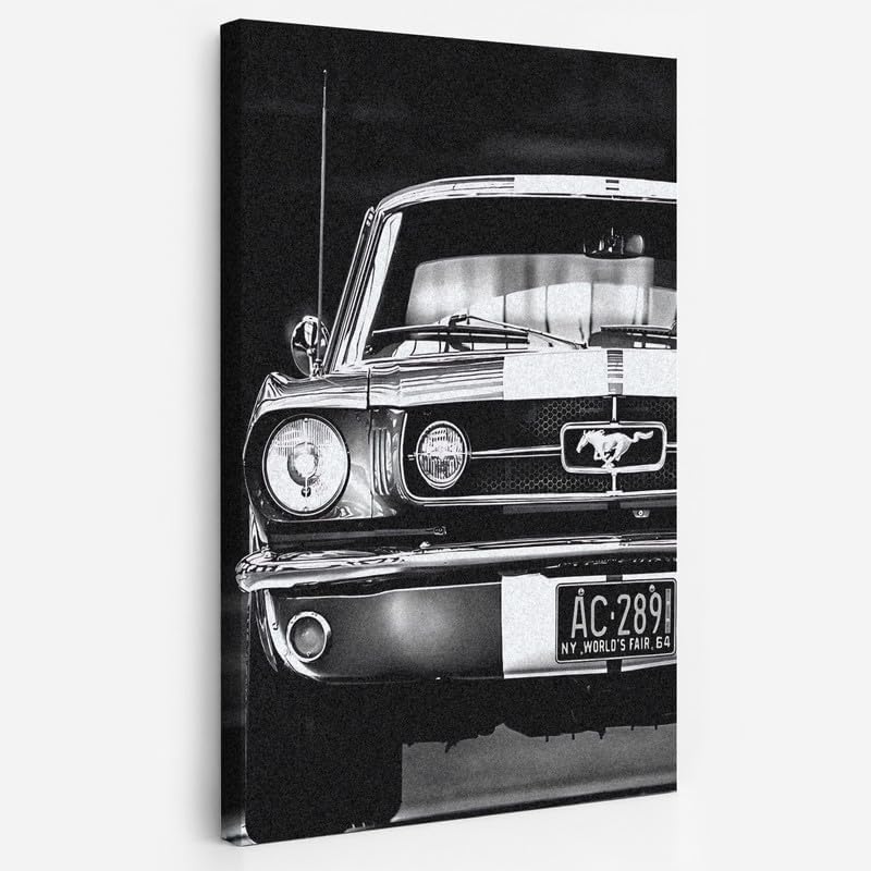 InkFlow Posters Vintage Car Photography Canvas Poster by Unknown