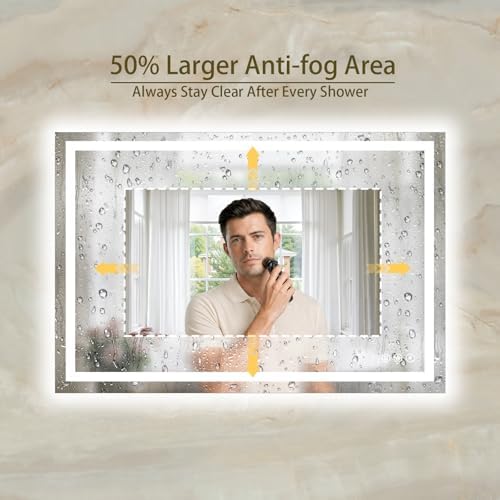 32"x48" LED Bathroom Mirror - Image 2