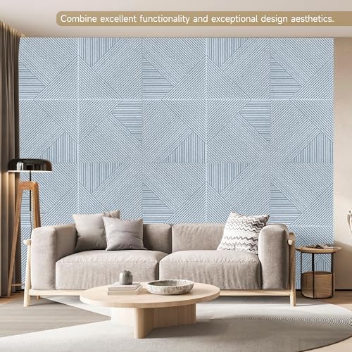 Acoustic Panels, 6 Pack, 23.6" x 23.6", Sound Panels - Image 5