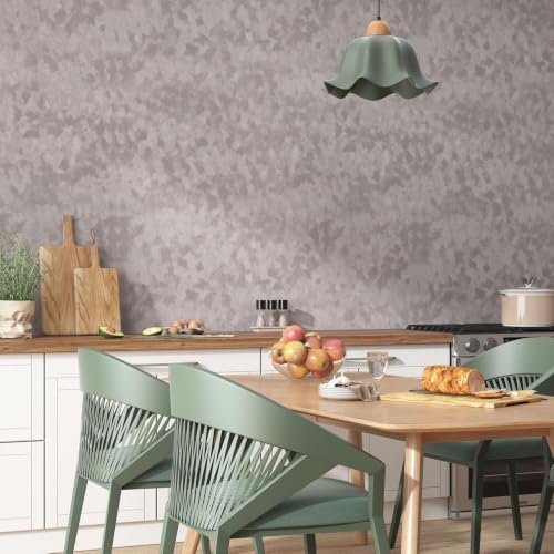 Stickyart Grey Velvet Peel and Stick Wallpaper Textured Velvet Fabric Wallpaper - Image 2