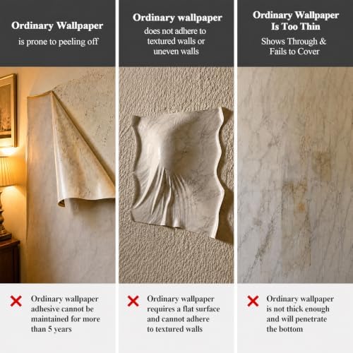 Peel and Stick Wallpaper White Marble Contact Paper - Image 3
