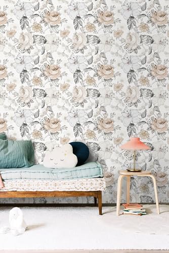 Hopepak Floral Peel and Stick Wallpaper - Image 6