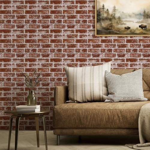COMSTICKC 3D Faux Brick Wall Panels Peel and Stick - Image 2