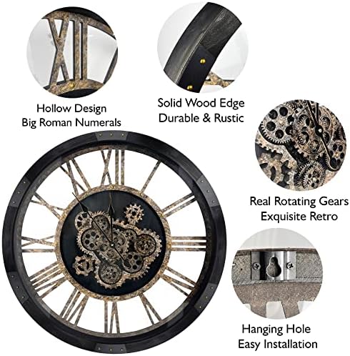 36" Extra Large Wall Clock - Image 3