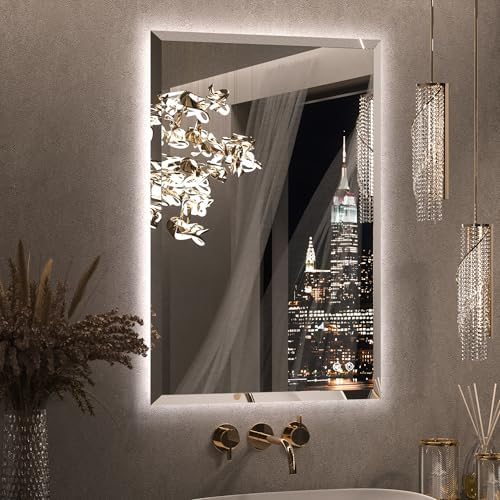Keonjinn 24" x 36" LED Bathroom Mirror by Keonjinn