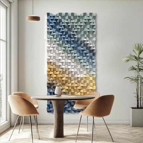 LIUZEYUE Wood Mosaic Wall Decor by Unknown