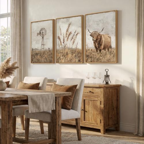 Large Neutral Farmhouse Wall Art - Image 3