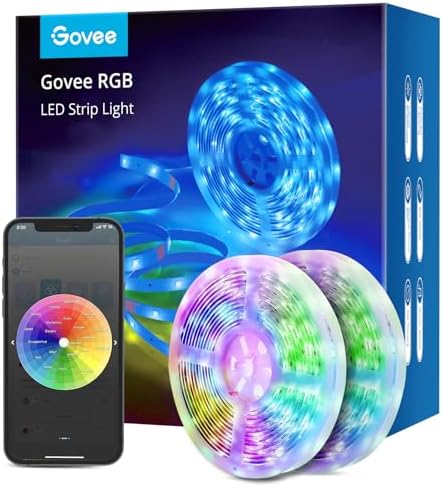Govee Smart RGB LED Strip Lights 65.6ft, Work by Unknown