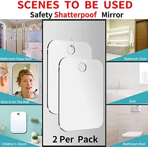 Shatterproof Shower Mirror Fogless - Image 4