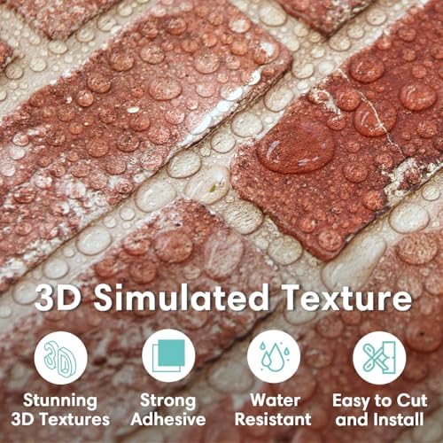 Commomy 3D Faux Brick Wall Panels - Image 2