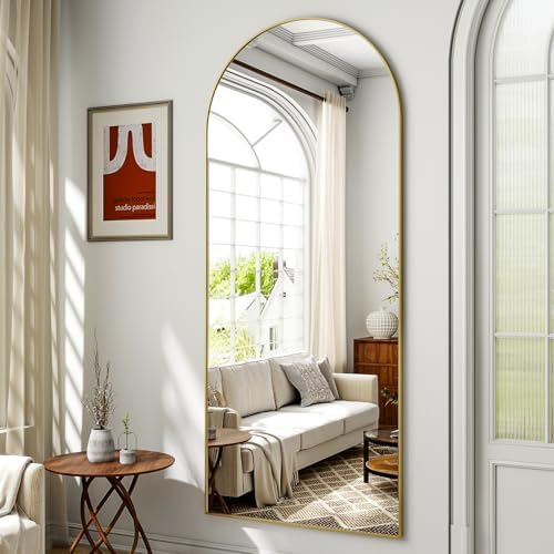 Arched Full Length Mirror 59"x16" Leaning Hanging - Image 2
