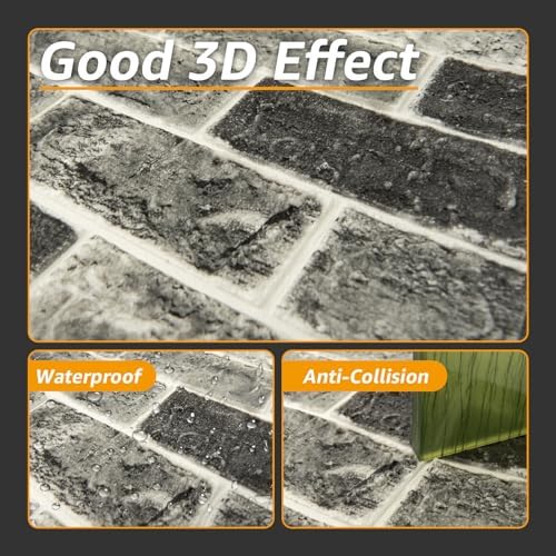 Art3d 10 Pcs 3D Peel and Stick Foam Brick Wall Panels - Image 6