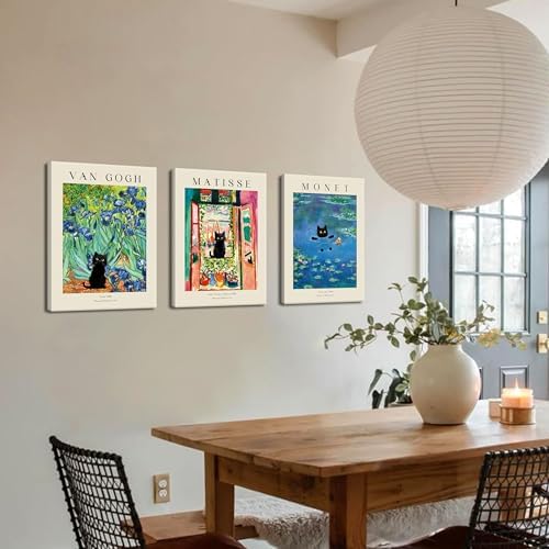 Monet Wall Art Set of 3 - Image 2
