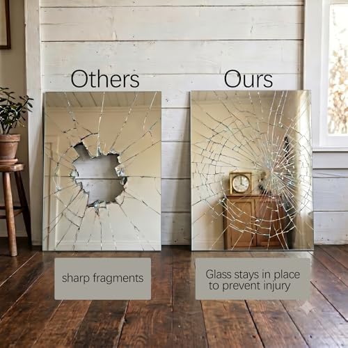 ARTPULSE 24x36 inch Vintage Farmhouse Rectangle Wall Mirror - Image 7