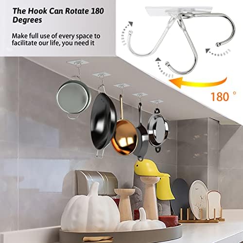 DKHDBD Adhesive Hooks 16 Pack 33lb Heavy Duty Waterproof - Image 4