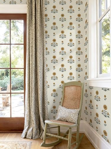 Vintage Floral Wallpaper Floral Peel and Stick Wallpaper - Image 3