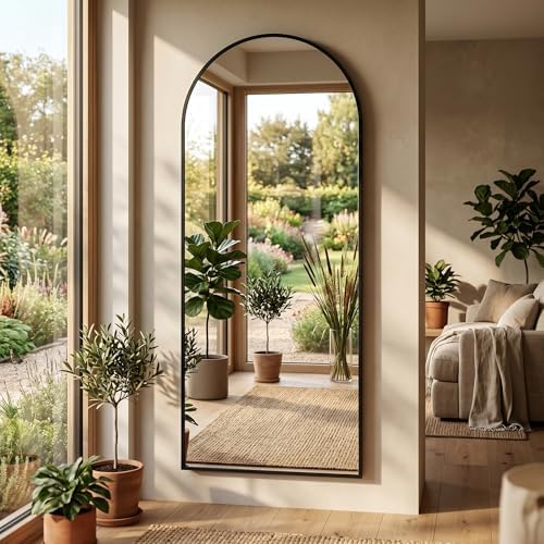 58"x19" Floor Mirror Full Length, Arched Full Length Mirror - Image 5