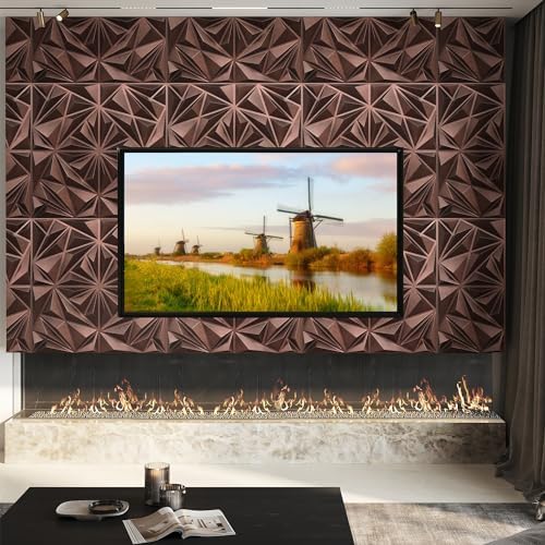 STICKGOO Diamond Wall Panels, Antique Copper, 33 Pack - Image 2