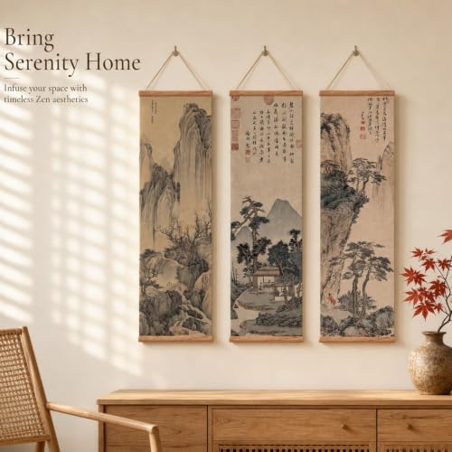 xinyuru Chinese Ancient Landscape Scroll Wall Art Poster - Image 2