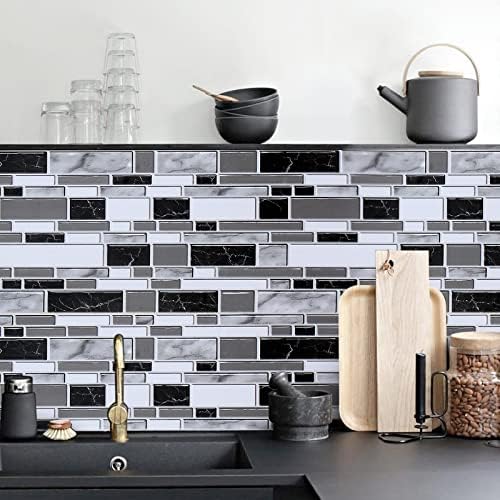 Livebor Kitchen Peel and Stick Wallpaper Backsplash Wallpaper11.8” x 118.1” by LiveborDirectWallpaper