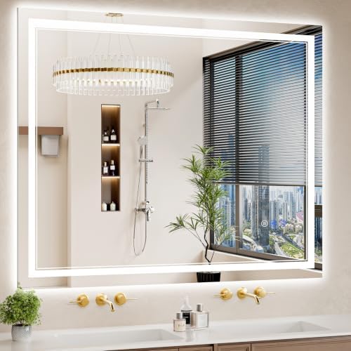 40"x48" LED Bathroom Mirror by WISSMIELSHOME