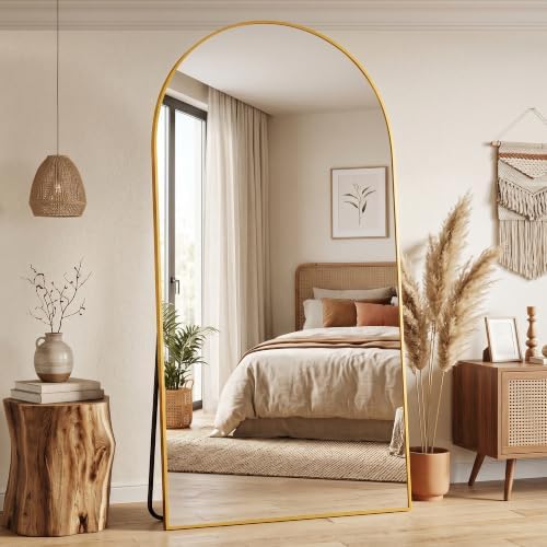 90"x46" Arched Full Length Mirror, Large Floor Mirror - Image 3