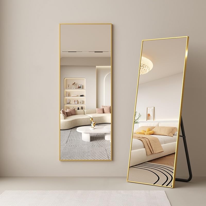 Dewfig Mirror Full Length, Rectangle Shape by YourSpacePerfectlyReflected
