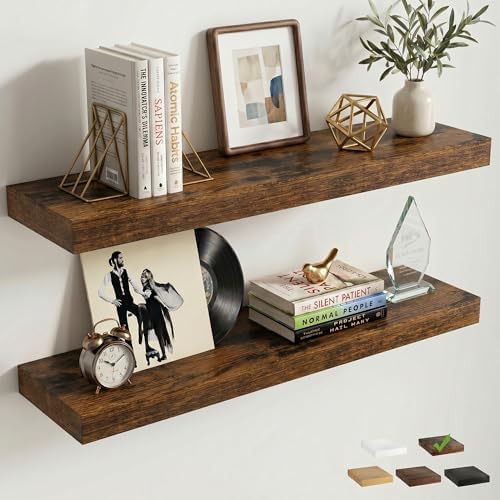 32 Inch Floating Shelves for Wall by FLYJOE