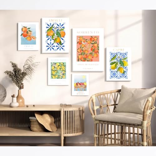Baccone Fruit Wall Art Kitchen Artwork Wall Decor Fruit Market Prints Poster - Image 5